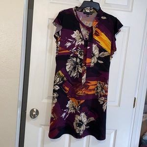 Madison Leigh Flutter sleeve Women midi dress size 14